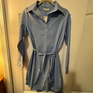 Hunter Light Blue Long Sleeve Dress